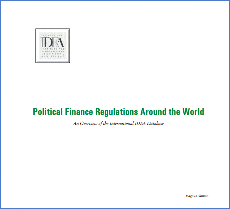 بررسی قوانین پیرامون مسائل مالی عرصه سیاست در سراسر دنیا